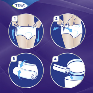 Подгузники-трусы для взрослых TENA (Тена) Pants Plus Night (Пентс плюс найт) размер XL 10 шт