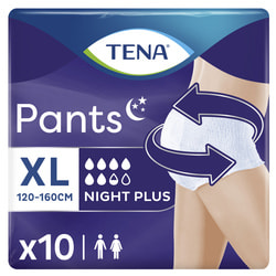 Підгузки-труси для дорослих TENA (Тена) Pants Plus Night (Пентс плюс найт) розмір XL 10 шт