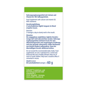 Вітаміни SUNLIFE (Санлайф) Calcium Elefanten fur Kinder Кальцій для дітей пастилки 60 шт