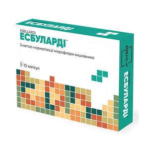 Эсбуларди капсулы для нормализации микрофлоры кишечника упаковка 10 шт
