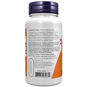 Глюкозамин NOW (Нау) Glucosamine 1000 mg капсулы для хрящевых тканей суставов по 1000 мг флакон 60 шт