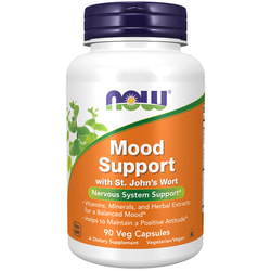 Муд Супорт NOW (Нау) Mood Support With ST Johns Wort капсули для підтримки нервової системи флакон 90 шт