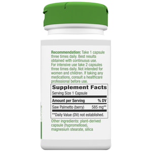 Ягоди Со Пальмето NATURE’S WAY (Натурес Вей) Saw Palmetto Berries капсули для підтримку простати флакон 100 шт