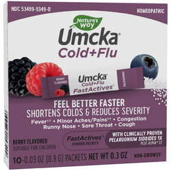Порошок проти застуди та грипу NATURE’S WAY (Натурес Вей) Umcka Cold & Flu Berry Fastactv в пакетах по 9,12 г 10 шт