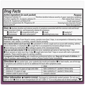 Порошок проти застуди та грипу NATURE’S WAY (Натурес Вей) Umcka Cold & Flu Berry Fastactv в пакетах по 9,12 г 10 шт