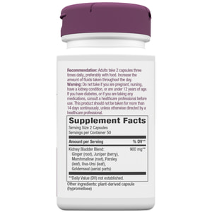 Нирки-сечовий міхур NATURE’S WAY (Натурес Вей) Kidney-Bladder капсули для підтримки нирок та сечового міхура флакон 100 шт