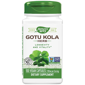 Готу Кола NATURE’S WAY (Натурес Вей) Gotu Kola Herb капсули для довголіття та життєвої сили флакон 100 шт