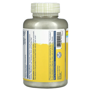 Цитрат кальция SOLARAY (Солорай) капсулы для поддержания здоровья костей и зубов флакон 120 шт