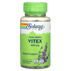 Экстракт ягод Vitex SOLARAY (Солорай) Vitex Berry Extract капсулы по 400 мг флакон 100 шт