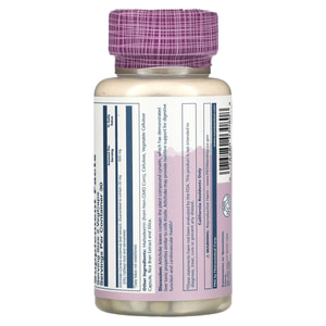 Экстракт артишока SOLARAY (Солорай) Artichoke Leaf Extract - 600 mg капсулы для поддержки пищеварения и сердечно-сосудистой системы флакон 60 шт