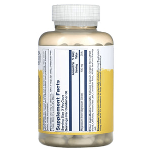 Цитрат магния SOLARAY (Солорай) Magnesium Citrate капсулы для улучшения биодоступности минералов флакон 180 шт