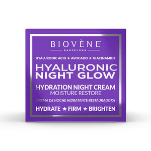 Крем для обличчя BIOVENE (Біовен) зволожуючий та відновлювальний з гіалуроновою кислотою нічний 50 мл