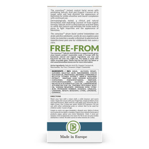 Сыворотка для лица THE CONSCIOUS (Коншес) с кокосом и салициловой кислотой отшелушивающая 30 мл