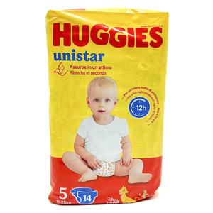 Підгузки для дітей HUGGIES (Хагіс) Unistar (Юністар) унісекс з персонажами Діснея розмір Junior 5 від 11 до 25 кг 14 шт