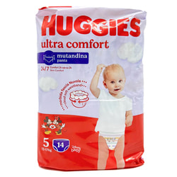 Підгузки-трусики для дітей HUGGIES (Хагіс) Ultra Comfort Unisex (Ультра комфорт унісекс) Pants з персонажами Діснея розмір 5 від 12 кг до 17 кг 14 шт