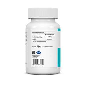 Коллаген I & III VPLAB (ВПЛаб) UltraVit (Ультравіт) Collagen I&III капсули для покращення стану волосся, шкіри та нігтів флакон 120 шт