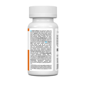 Комплекс витамин В VPLAB (ВПЛаб) UltraVit (Ультравит) Vitamin B complex капсулы флакон 90 шт