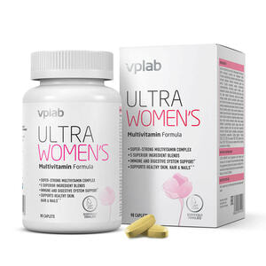 Жіноча мультивітамінна формула VPLAB (ВПЛаб) UltraVit (Ультравіт)  Women's Multivitamin Formula капсули упаковка 90 шт