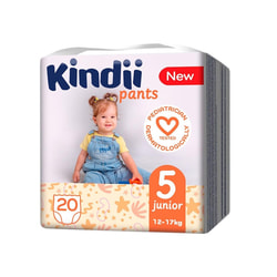 Підгузки-трусики дитячі KINDII (Кінді) Pants розмір 5 від 12 до 17 кг 20 шт