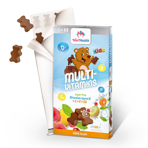 Мультивитамины для детей NATHEALTH (НатХелс) плиточки упаковка 20 шт
