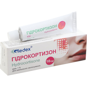 Гидрокортизон мазь 1% туба 10г