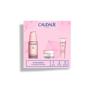 Набір CAUDALIE (Кадалі) Resveratrol Lift Spring Set 2024 Гель-крем для контуру очей 5 мл + сироватка укріплююча 30 мл + крем кашемір 15 мл