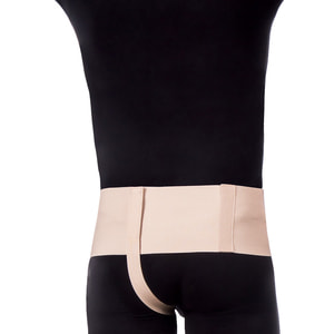 Бандаж противогрыжевой паховый левосторонний Торос Групп тип 350(л) цвет бежевый размер 4