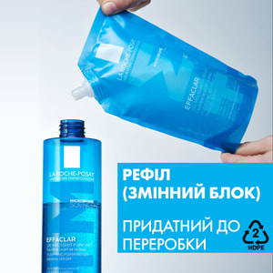 Гель-мусс для лица La Roche-Posay (Ля Рош-Позе) Эфаклар +М очищающий для проблемной кожи 400 мл