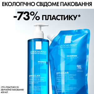 Гель-мусс для лица La Roche-Posay (Ля Рош-Позе) Эфаклар +М очищающий для проблемной кожи 400 мл