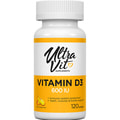 Витамин D3 600 МЕ VPLAB (ВПЛаб) UltraVit (Ультравит) Vitamin D3 2000 IU капсулы флакон 120 шт