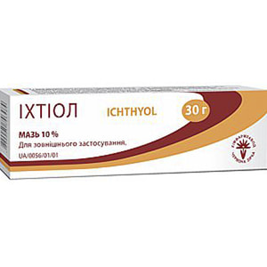 Ихтиоловая мазь 10% туба 30г
