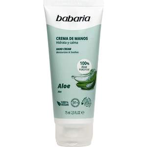 Крем для рук BABARIA (Бабарія) з алое вера зволожуючий 75 мл