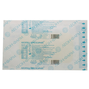 Пластырь хирургический Леопед стерильный прозрачный размер 5 см х 9 см 1 шт