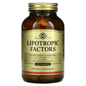 Липотропный фактор SOLGAR (Солгар) Lipotropic Factors таблетки флакон 100 шт
