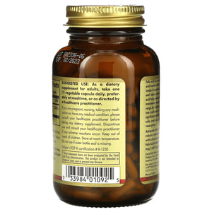 Фолат (фолієва кислота) SOLGAR (Солгар) Folic Acid 800 mcg капсули флакон 250 шт