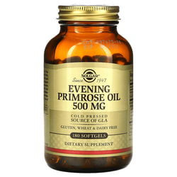 Масло Примулы вечерней SOLGAR (Солгар) Evening Primrose oil - 500 mg капсулы по 500 мг флакон 180 шт