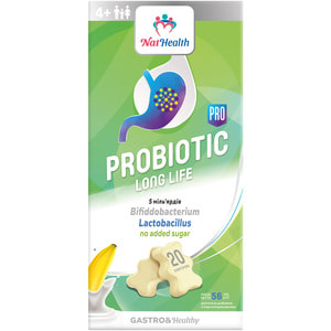 Пробиотик Про Лонг Лайф NATHEALTH (НатХелс) плиточки упаковка 20 шт