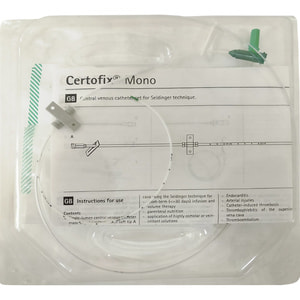 Набор для катетеризации центральных вен (набор по Сельдингеру) Certofix Mono (Цертофикс Моно) 220 одноканальный катетер 18G 1 шт