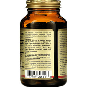 Куркумин SOLGAR (Солгар) Full Spectrum Curcumin Brain Works капсулы для поддержания кратковременной памяти, здоровья и работы мозга флакон 90 шт