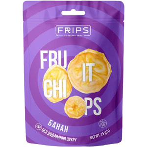 Чипси фруктові FRIPS (Фрипс) з банану 25 г