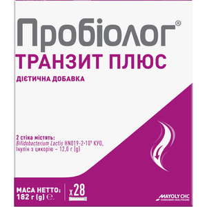 Пробиолог Транзит Плюс порошок для регулирования микрофлоры кишечника в стиках по 6,5 г 28 шт