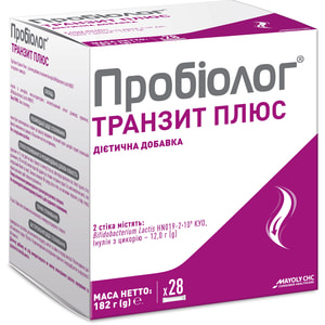 Пробиолог Транзит Плюс порошок для регулирования микрофлоры кишечника в стиках по 6,5 г 28 шт