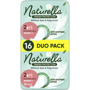 Прокладки гігієнічні жіночі NATURELLA (Натурелла) Ultra Normal Plus Duo (Ультра нормал дуо) Ніжний захист 16 шт