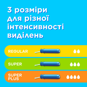 Тампоны женские TAMPAX (Тампакс) Compak (Компакт) Super Duo (Супер Дуо) с аппликатором 16 шт
