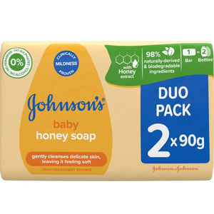 Мыло детское JOHNSON'S BABY (Джонсон Бэби) медовое дуопак 90 г 2 шт