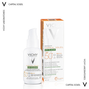 Флюїд для обличчя VICHY (Віши) Капіталь Солей щоденний невагомий для шкіри схильної до жирності та недостатків SPF 50+ 40 мл