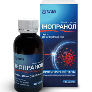 Инопранол сироп 250мг/5мл фл. 120мл