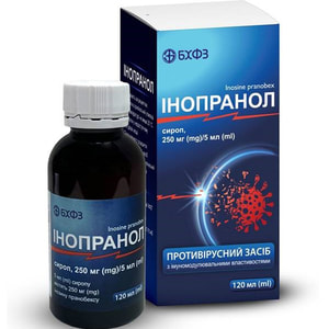 Инопранол сироп 250мг/5мл фл. 120мл