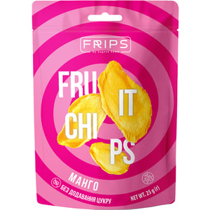 Чипсы фруктовые FRIPS (Фрипс) из манго 25 г
