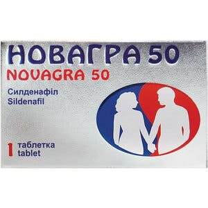 Новагра 50 табл. п/о 50мг №1